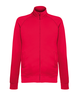 FELPA GIACCA LEGGERA ( FRUIT OF THE LOOM ) rosso